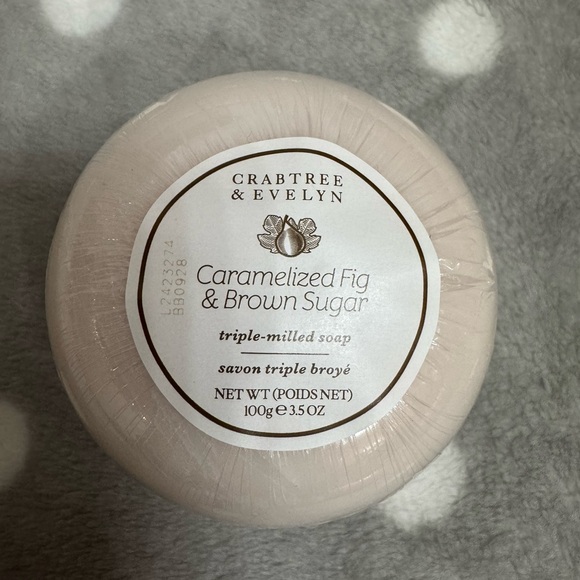 Crabtree&Evelyn Caramelized Fig & Brown Sugar Triple-Milled Soap - Picture 6 of 8